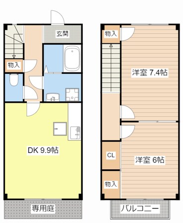 クレストステージⅠの物件間取画像